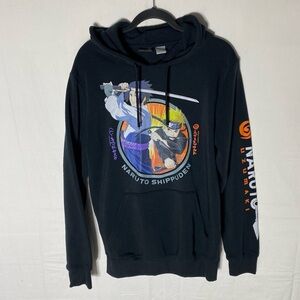 Naruto Shippuden Black Ninja Anime Pullover Hoodie S